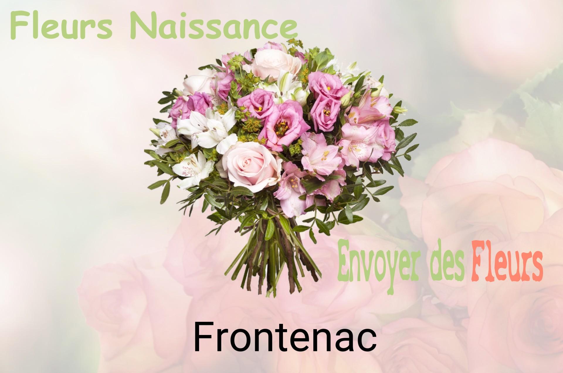 Bouquet de fleurs de naissance livré à Frontenac
